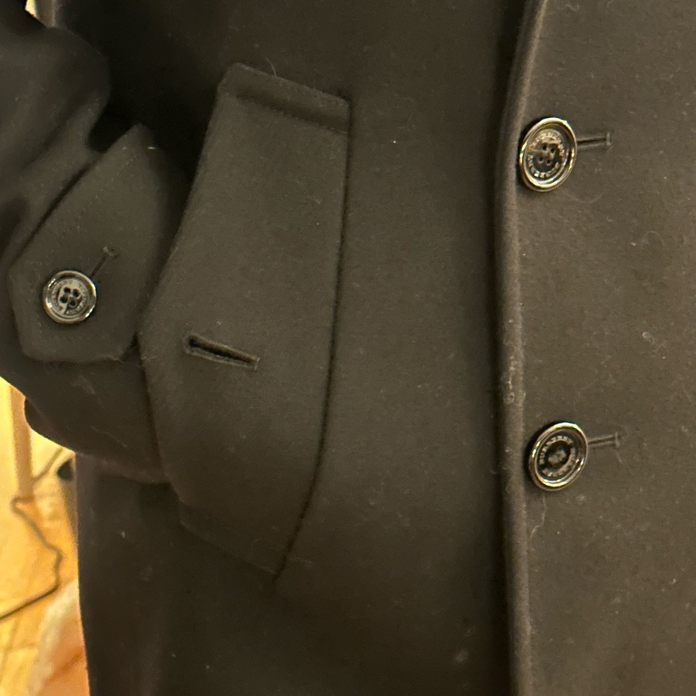 Chic Black Wool Coat